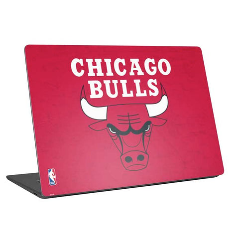 NBA Chicago Bulls Red Distressed Universal Laptop 16.6in (13.4 x 9.7in) Skin